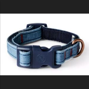 Levi Strauss Blue Denim Dog Collar Large NWT